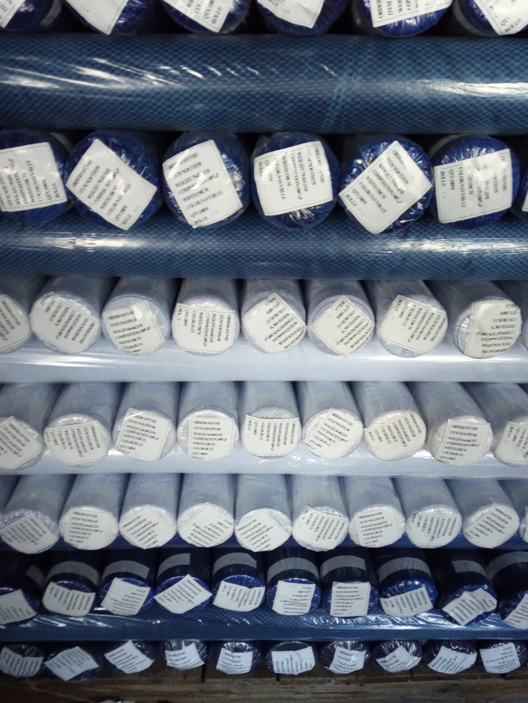 100 Polyester Woven Logo Lining Fabric for Garments Clothes Bags Luggages