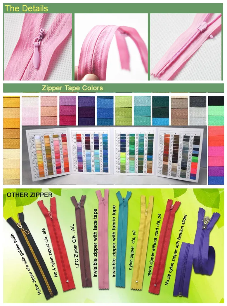 15 Years Factory Experience Ningbo Invisible Zipper