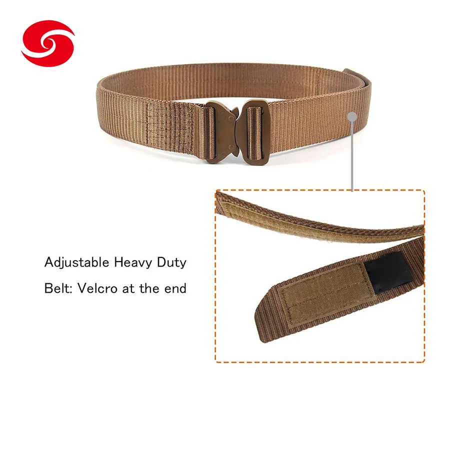 3.8 Tactical Imitation Nylon Leisure Military Belt with Metal Buckle