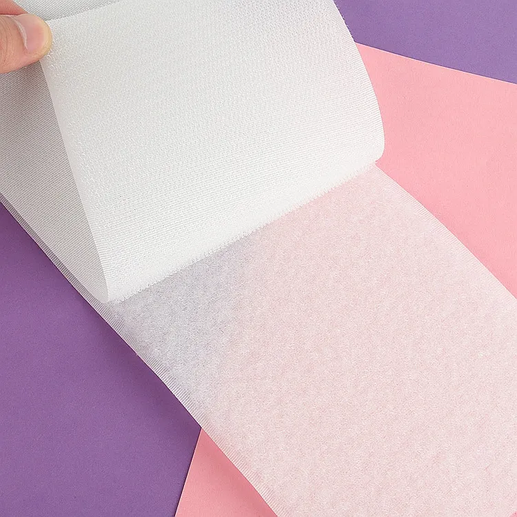 3” Eco-Friendly Heavy Duty Drurable Strong Adhesive Black and White Buckle Webbing Hook and Loop Tape