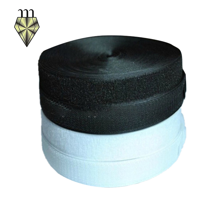 3&rdquor; Eco-Friendly Heavy Duty Drurable Strong Adhesive Black and White Buckle Webbing Hook and Loop Tape