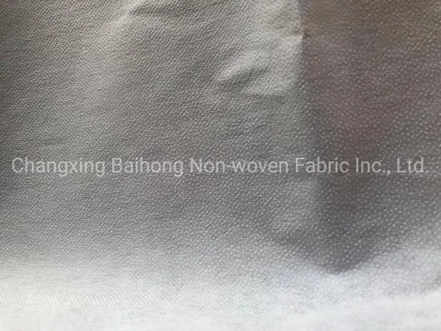 55GSM 100%Polyester Width 100-150cm Pes/PA Glue Supplier Washable Dry Cleanable Manufacturer Double DOT Thermal Bonding Nonwoven Fusible Interlining Factory