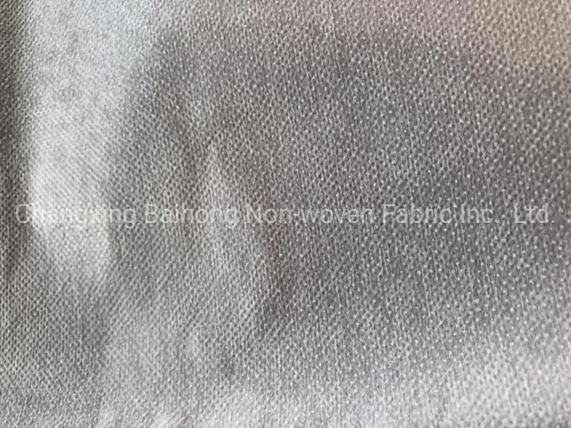 55GSM 100%Polyester Width 100-150cm Pes/PA Glue Supplier Washable Dry Cleanable Manufacturer Double DOT Thermal Bonding Nonwoven Fusible Interlining Factory