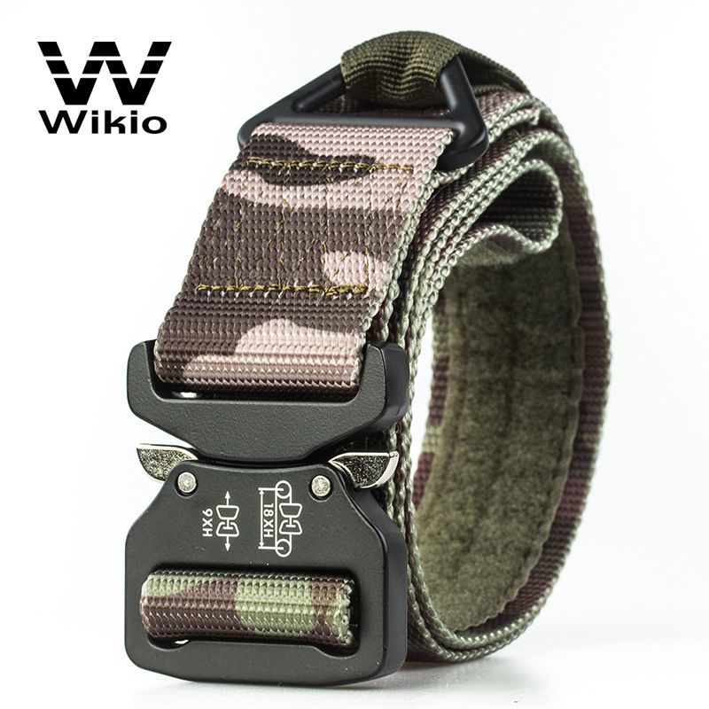 Adjustable Police Man Combat Duty Outdoor Nylon Webbing Army Military Tactical Belt