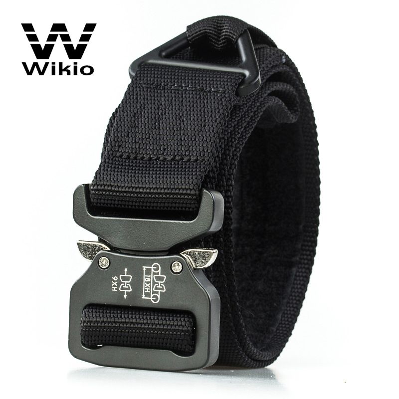 Adjustable Police Man Combat Duty Outdoor Nylon Webbing Army Military Tactical Belt