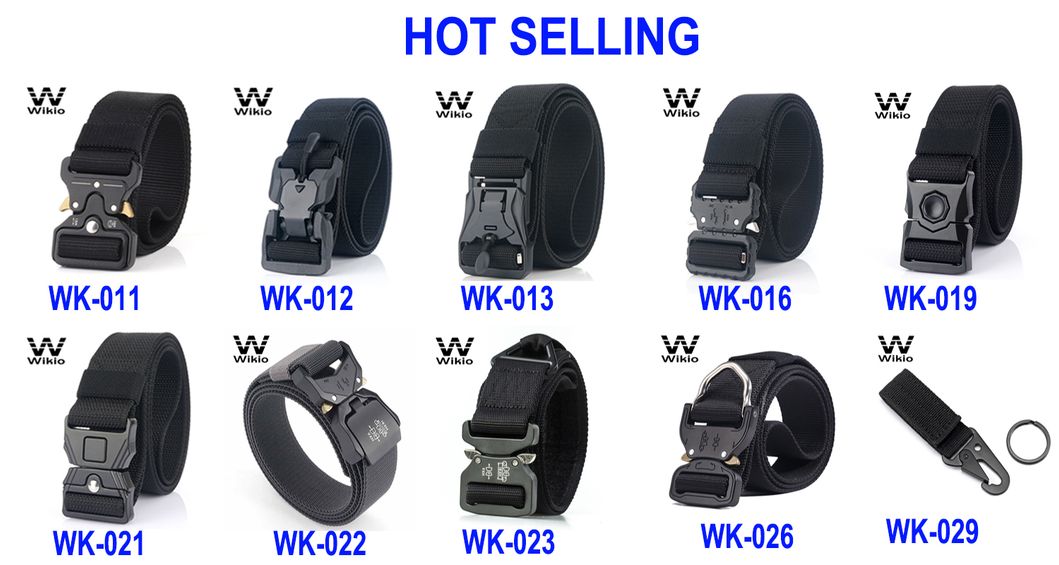 Adjustable Police Man Combat Duty Outdoor Nylon Webbing Army Military Tactical Belt