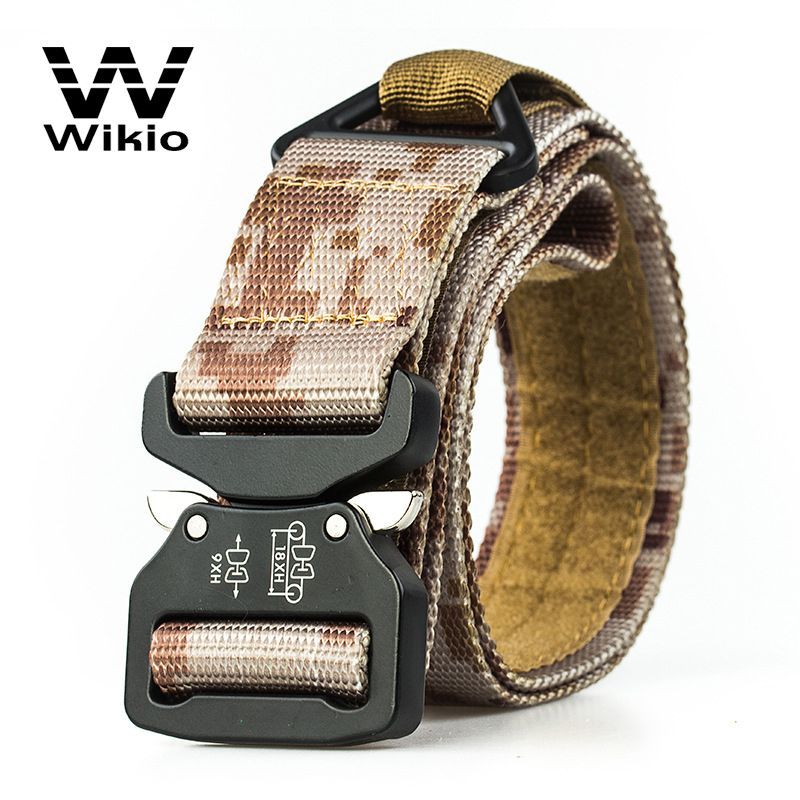 Adjustable Police Man Combat Duty Outdoor Nylon Webbing Army Military Tactical Belt