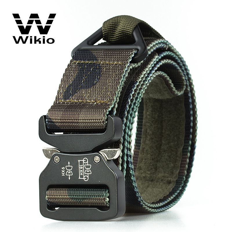 Adjustable Police Man Combat Duty Outdoor Nylon Webbing Army Military Tactical Belt