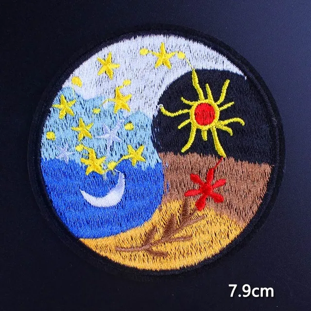 Adventure Travel Embroidered Badges Patches for Clothing Iron on Patch Explore The Natural Mountains and Rivers