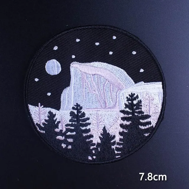 Adventure Travel Embroidered Badges Patches for Clothing Iron on Patch Explore The Natural Mountains and Rivers