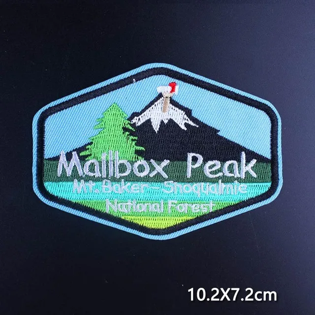 Adventure Travel Embroidered Badges Patches for Clothing Iron on Patch Explore The Natural Mountains and Rivers