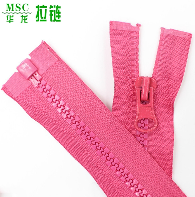 Apparel Resin Zip Auto Lock 8# 60cm Plastic Zippers