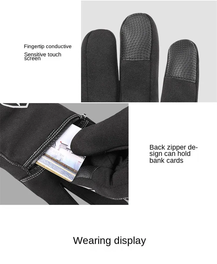 Best Selling Style Leather Custom Motorcycle Gloves USA 2021