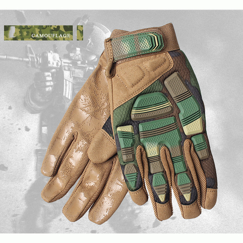 Camouflage Full Finger Gloves Outdoor Gloves Sports Racing Riding Cycling Esg13269