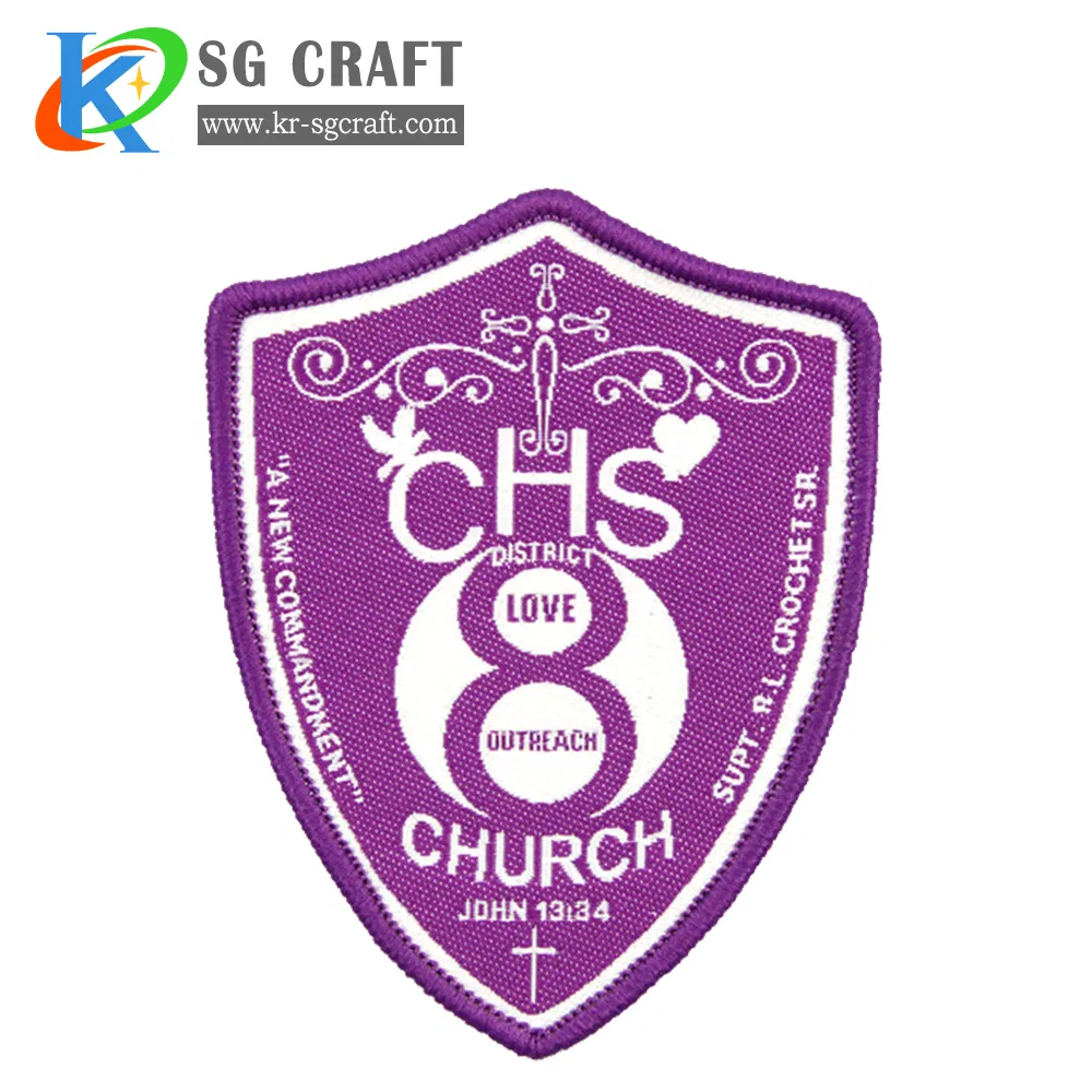 Cheap Wholesale Custom 3D Logo Iron Clothing Embroidered Badge Fabric Garment Army Felt Sequin Towel Embroidery Patch No Minimum