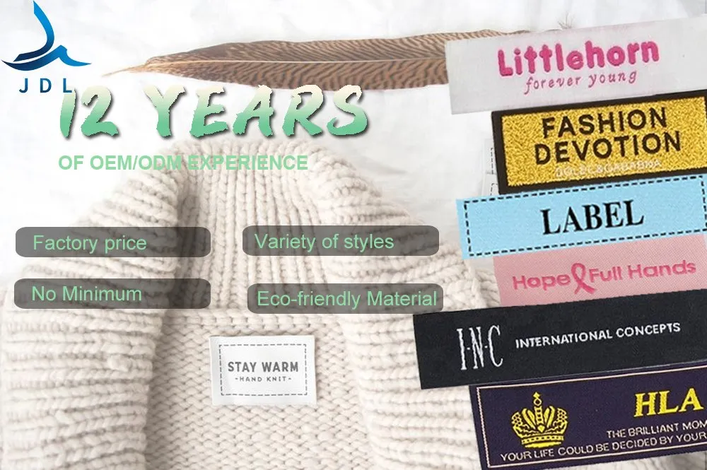 China Garment Accessories Apparel Embroidery Tag Fashion Promotion Custom Logo Leather PU Patch