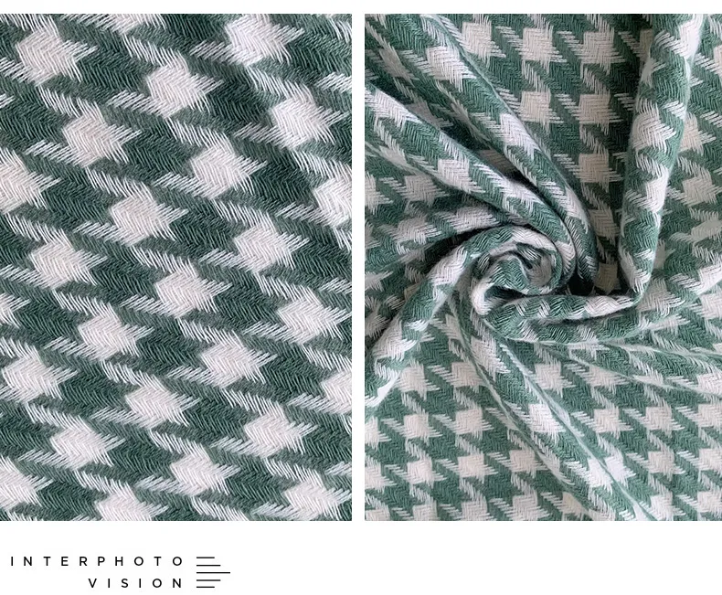 Classic Swallow Grid Checked Warm Winter Scarf for Men Women