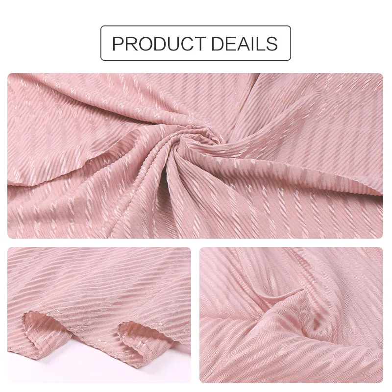 Crinkle Cotton Solid Color Scarf Wholesale Hijab Islamic Malaysia