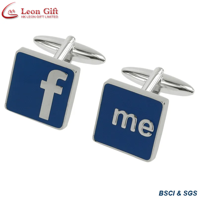 Custom Logo Fashion Souvenir Clothing Decoration Business Men Classic Cufflink High Quality Shirt Metal Cufflinks