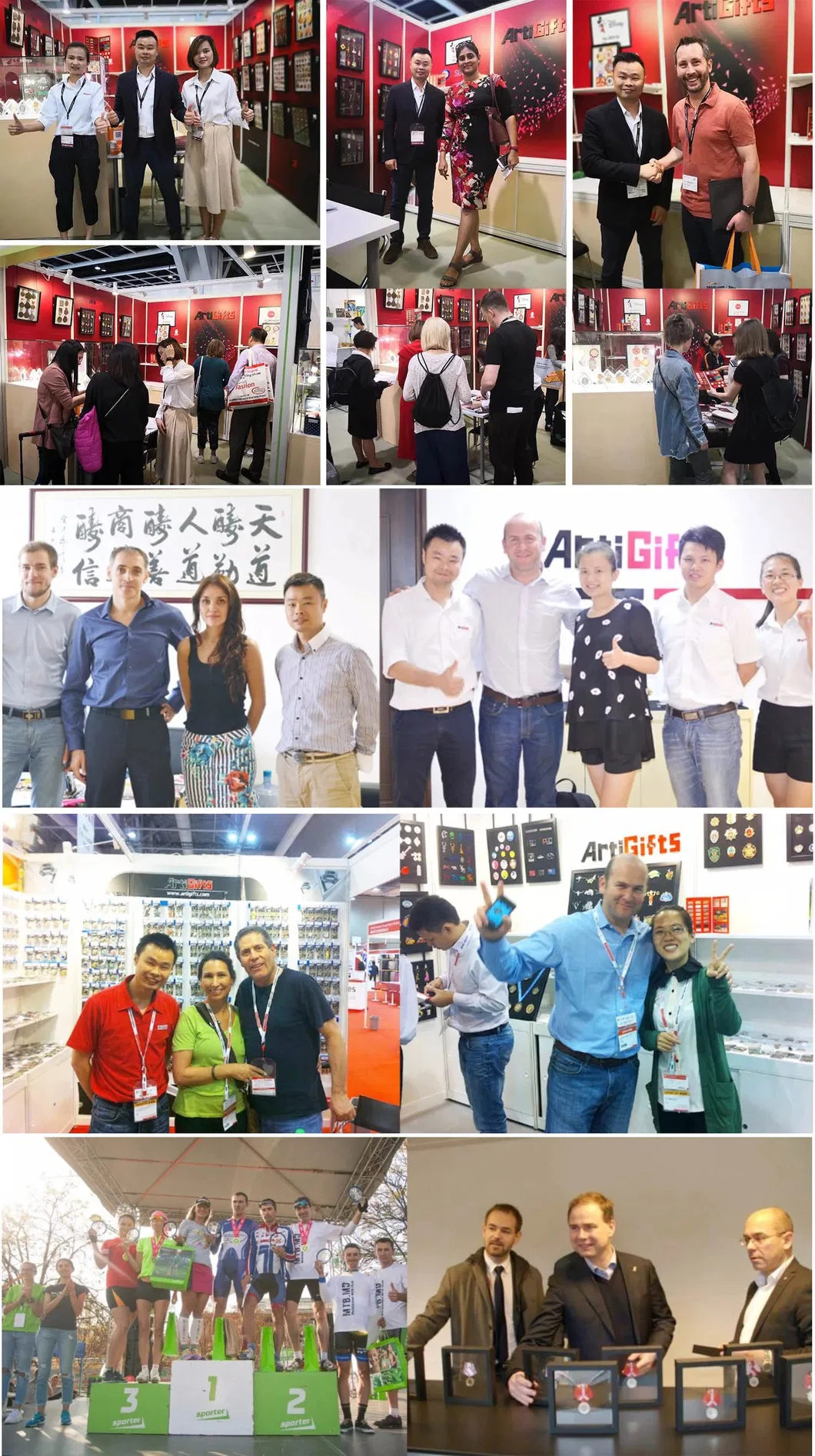 Custom Logo Metal Men′s Ties Clips