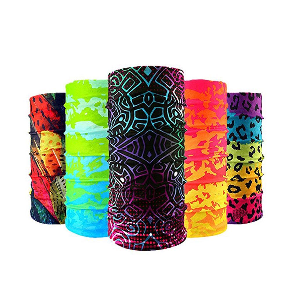 Custom Logo Printed Bandana Supplier Mesh Children Christmas Bandana Scarf Neck Gaiter Mask for Kids