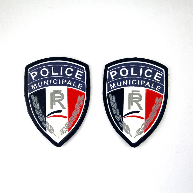 Custom OEM Design PU Leather Shoulder Epaulet Badge