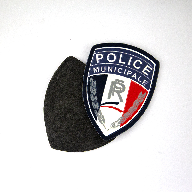Custom OEM Design PU Leather Shoulder Epaulet Badge