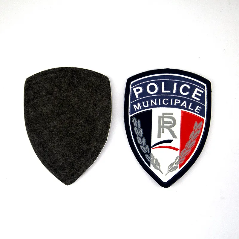 Custom OEM Design PU Leather Shoulder Epaulet Badge
