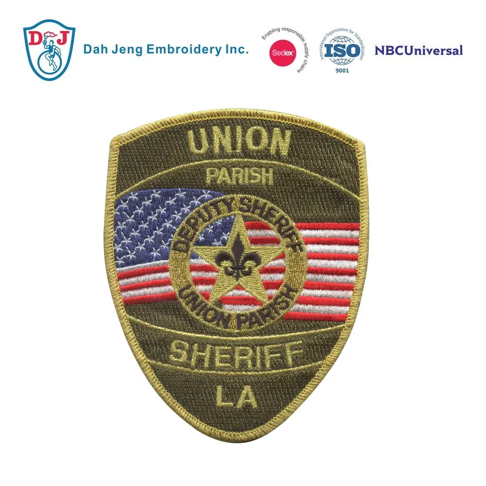 Customized Embroidered Deputy Sheriff Uniform Patches