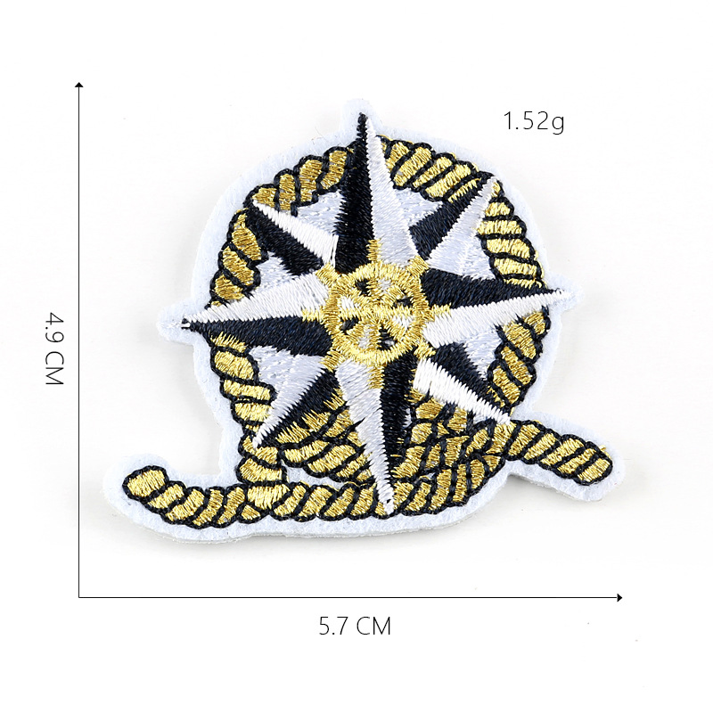 DIY Medal Epaulet Soldier Badges Patches Embroidery Mix Patterns Iron on/Sew on Applique for Clothes Backpacks T-Shirt Jeans Skirt Vests Scarf Hat Bag