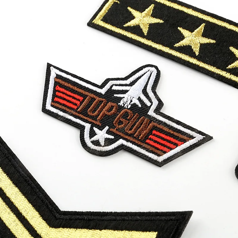 DIY Medal Epaulet Soldier Badges Patches Embroidery Mix Patterns Iron on/Sew on Applique for Clothes Backpacks T-Shirt Jeans Skirt Vests Scarf Hat Bag