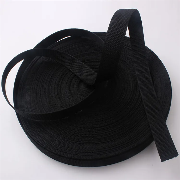 Eco-Friendly White Polyester/Nylon/Cotton Strap Elastic with Fasteners