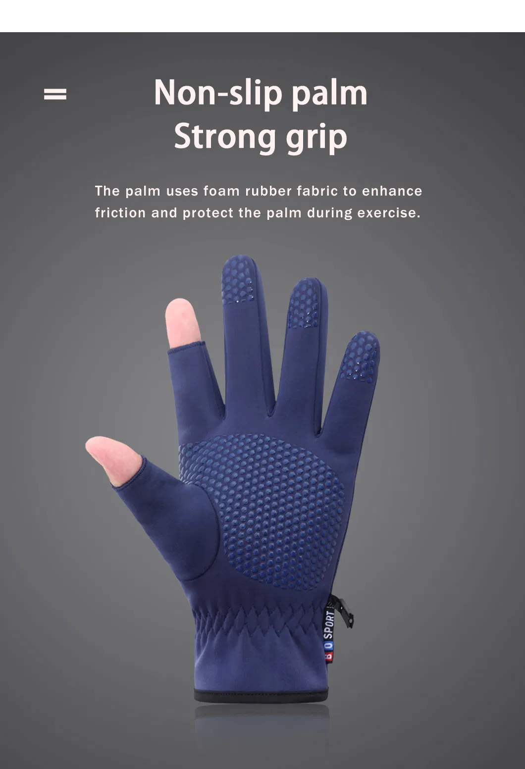 Et9746 Walk Fish Winter Warm Gloves Touchscreen Waterproof Anti-Slip Durable Carp Other Sports Racing Fishing Cycling Gloves for Other Sports