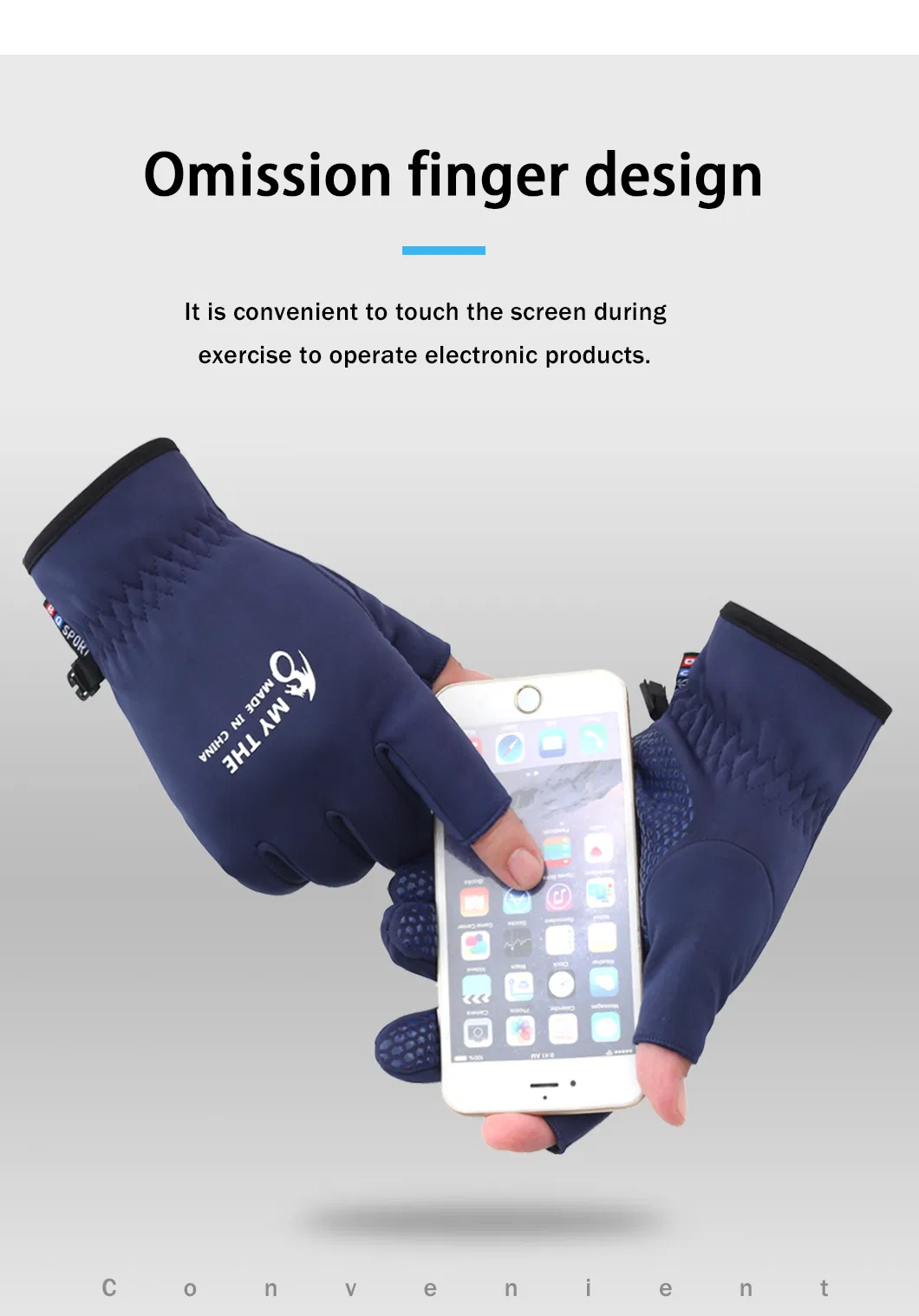 Et9746 Walk Fish Winter Warm Gloves Touchscreen Waterproof Anti-Slip Durable Carp Other Sports Racing Fishing Cycling Gloves for Other Sports