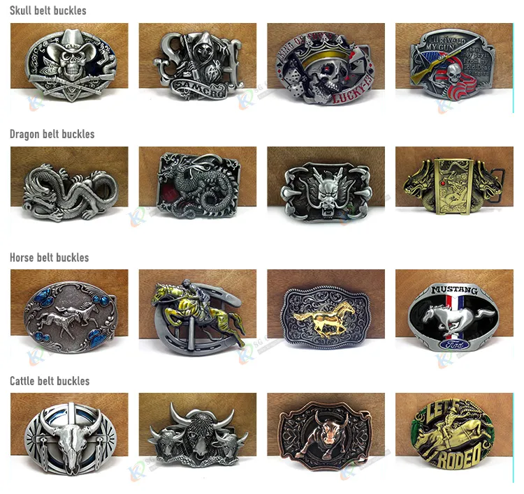 Facory Price Wholesale Custom 3D Fashion Attractive Logo Webbing Seat Zinc Alloy/Brass/Western High-Quality Belt Buckle