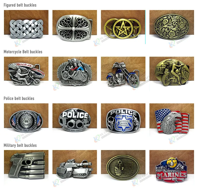 Facory Price Wholesale Custom 3D Fashion Attractive Logo Webbing Seat Zinc Alloy/Brass/Western High-Quality Belt Buckle