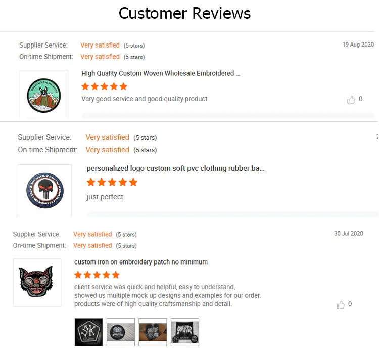 Factory Customized Full Embroidered Military Scout Patches for Clothes