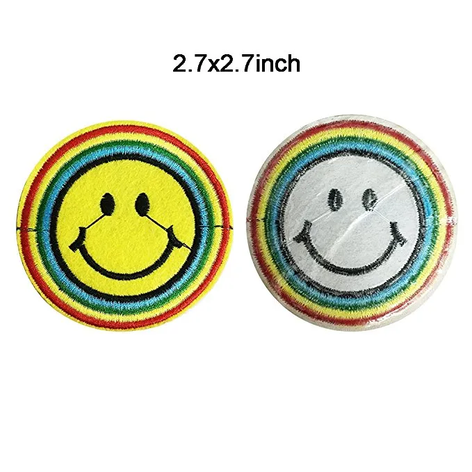 Factory Direct Sales Custom Bulk Chat Emoji Embroidery Patch