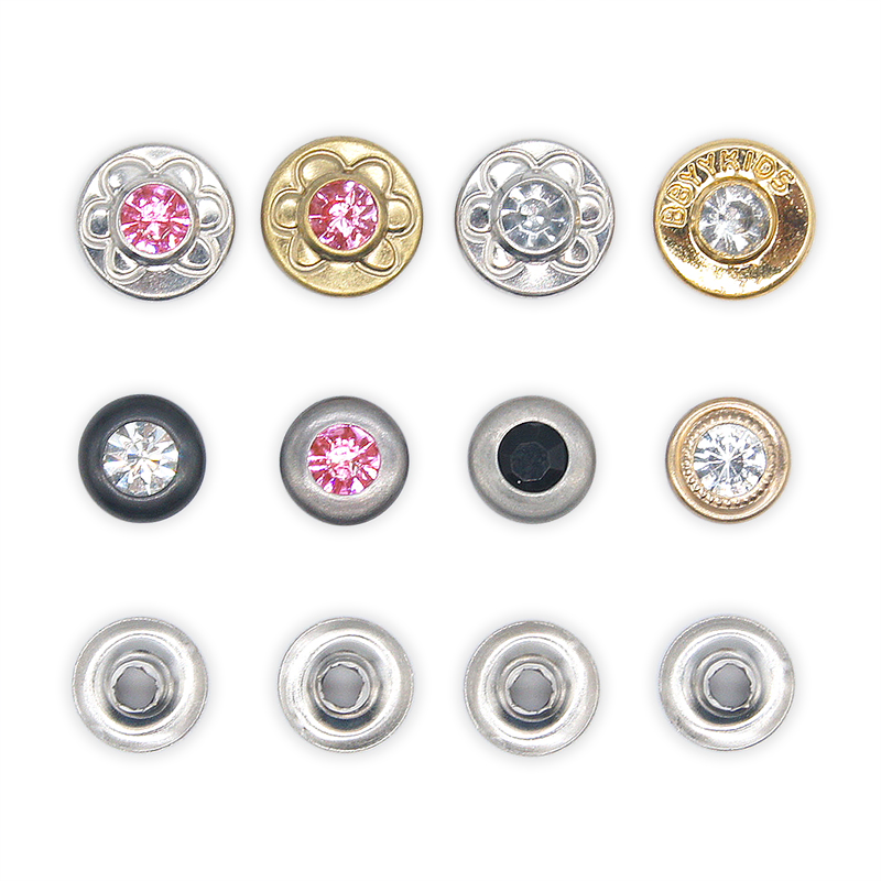 Factory Leather Crystal Rhinestone Decoration Rivet Metal Rivet for Garments Jeans