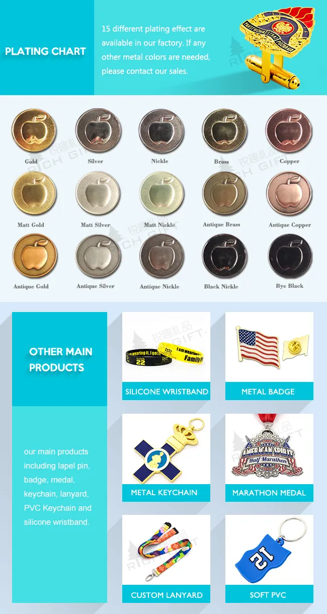 Fashion Design Custom Metal Debossed Logo Enamel Gold Plated Luxury Brand Cufflink for Shirts