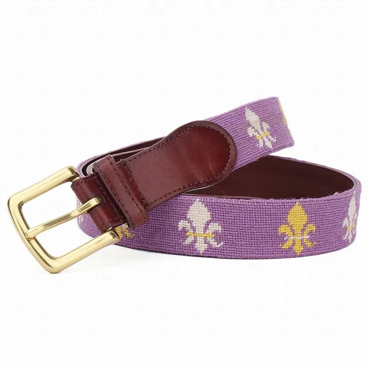 Fashion Handmade Needle Point Golf Belt (SR-131246D)
