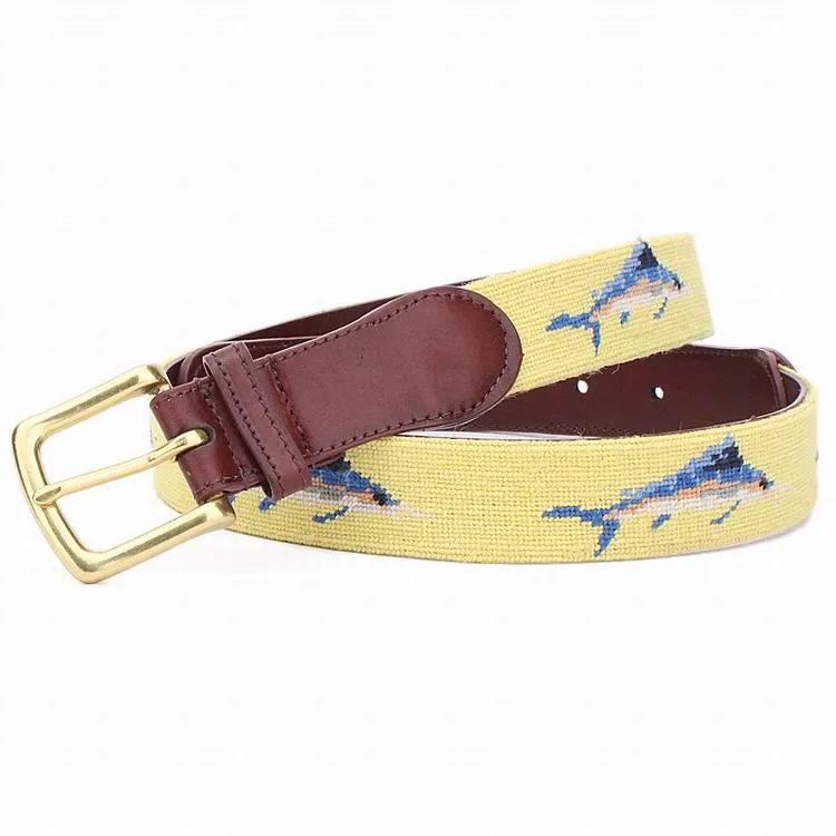 Fashion Handmade Needle Point Golf Belt (SR-131246D)
