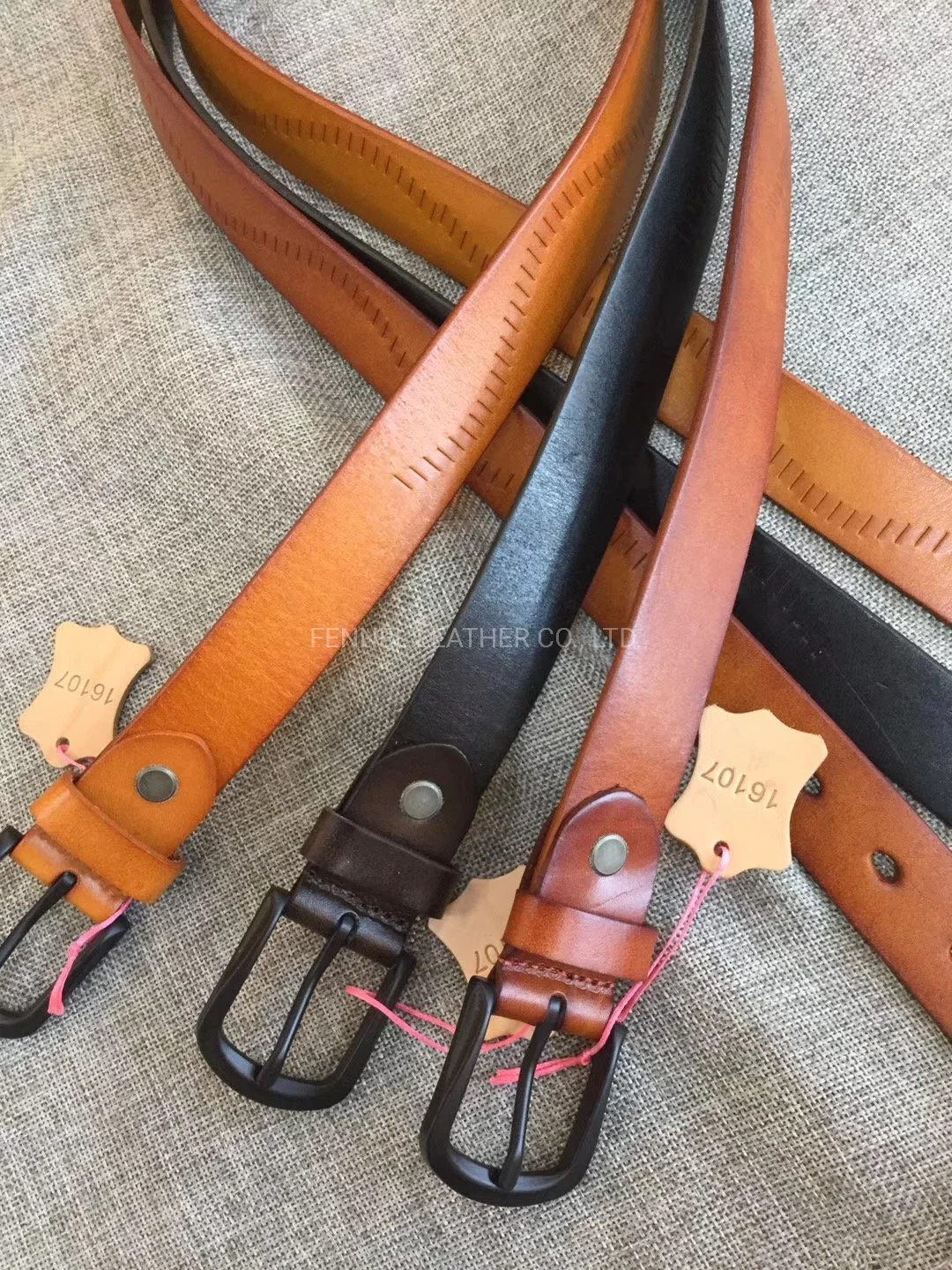 Fashion Lady Belt with Gunmetal Pin Buckle (E16107)