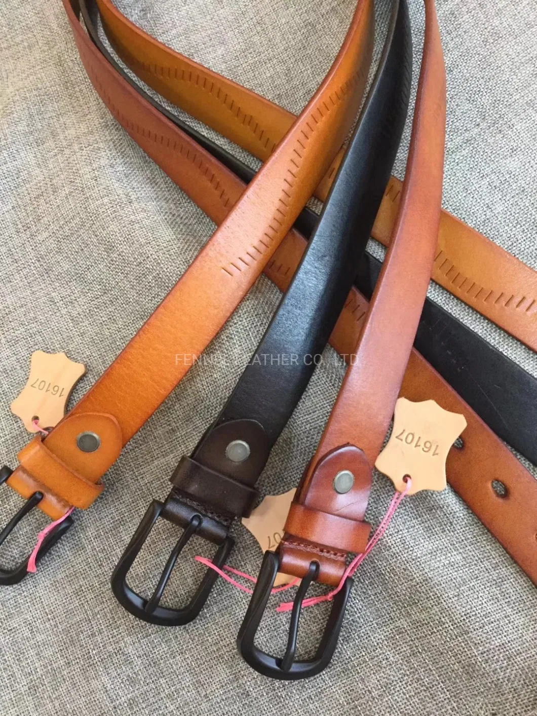 Fashion Lady Belt with Gunmetal Pin Buckle (E16107)