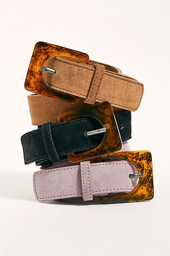 Fashion Lady's Fake Suede Belt
