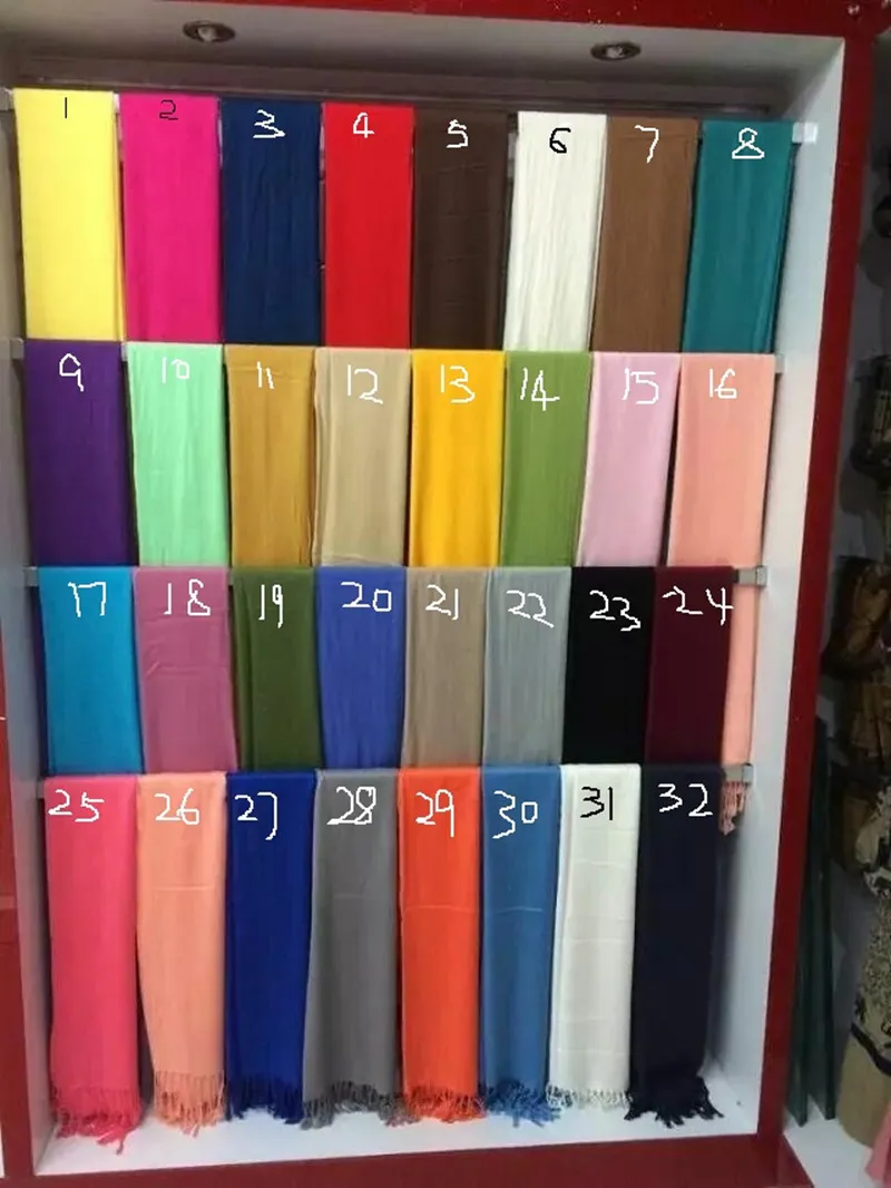 Fashion Pashmina Scarf 40 Colors Collection (YMKPS01)