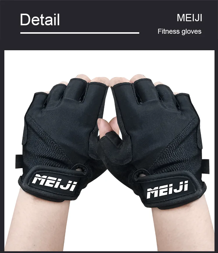 Free Sample Outdoor Cycling Fitness Training Exercise Anti-Slip Breathable Half Finger Sports Safety Glove