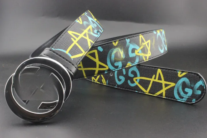 Girdles for Men and Women. Decorative Young Girl-Designed Automatic Buckle Strap. Cow Leather Belt