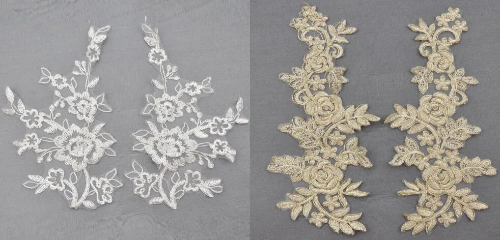 Hand Made Beaded Dress Patch Factory Fashion Dress Patch Accessories