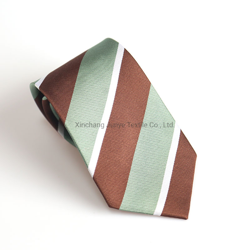 High Quality 100% Silk Men's Jacquard Striped Self Bow Ties with Your Label